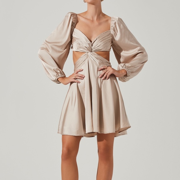 Astr The Label Anamaria Cutout Dress Engagement - Picture 1 of 4